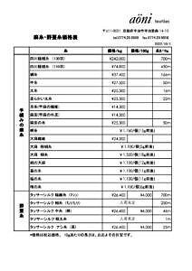 糸価格表10％22.10のサムネイル